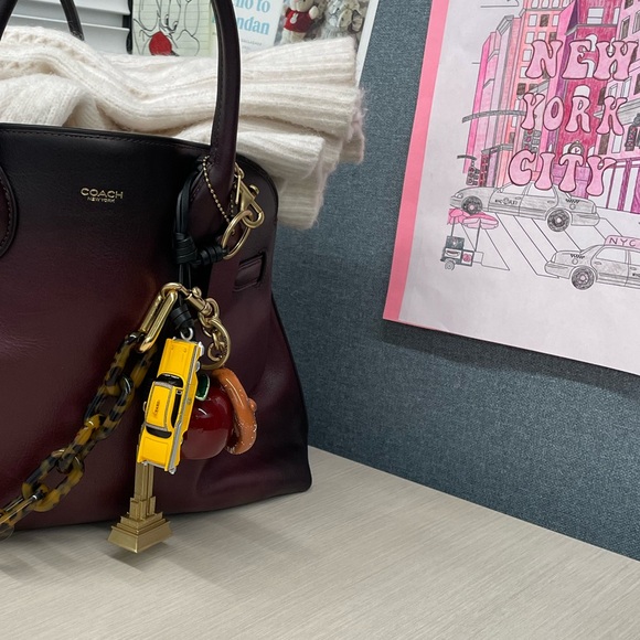 Coach Small Pretzel Bag Charm - Picture 2 of 4